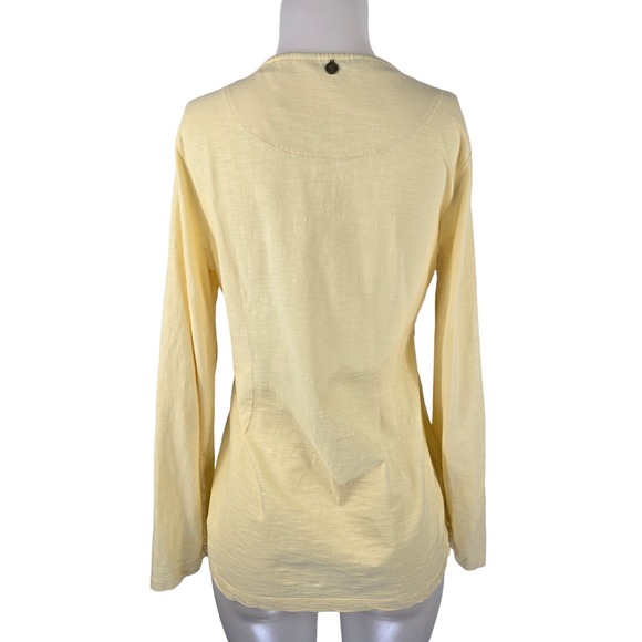 Soft Surroundings Beautiful Yellow Ribbon Design Women Blouse Lg - Picture 3 of 6